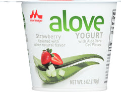 ALOVE: Strawberry Aloe Vera Yogurt, 6 oz