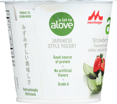 ALOVE: Strawberry Aloe Vera Yogurt, 6 oz