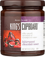 KINGS CUPBOARD: Bittersweet Chocolate Sauce, 10 oz