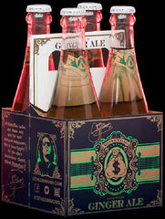GENE SIMMONS MONEYBAG: Soda Ginger Ale 4 Pack, 46 oz