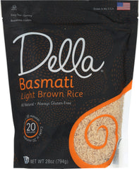DELLA GOURMET: Basmati Light Brown Rice, 28 oz