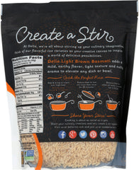 DELLA GOURMET: Basmati Light Brown Rice, 28 oz