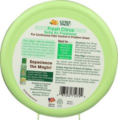 CITRUS MAGIC: Solid Air Freshener Fresh Citrus, 8 oz