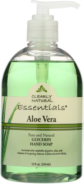 CLEARLY NATURAL: Essentials, Glycerine Hand Soap, Aloe Vera, 12 fl oz (354 ml)