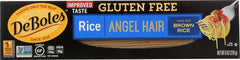 DEBOLES: Angel Hair Rice Pasta Gluten Free, 8 oz