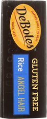 DEBOLES: Angel Hair Rice Pasta Gluten Free, 8 oz