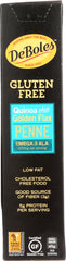 DEBOLES: Gluten-Free Quinoa Flax Pasta Penne, 8oz