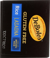 DEBOLES: Rice Lasagna Gluten Free, 10 oz