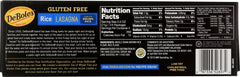 DEBOLES: Rice Lasagna Gluten Free, 10 oz