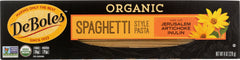 DEBOLES: Organic Jerusalem Artichoke Spaghetti Style Pasta, 8 oz