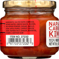 SURASANG: Napa Cabbage Kimchi, 7.58 oz