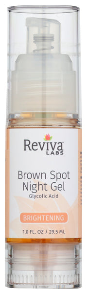 REVIVA: Brown Spot Night Gel, 1 oz
