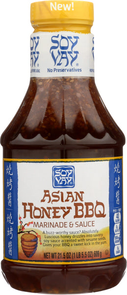 SOY VAY: SAUCE ASIAN HONEY BBQ (21.500 OZ)