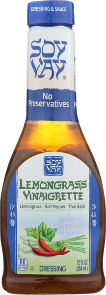 SOY VAY: Lemongrass Vinaigrette Dressing, 12 oz