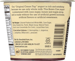 BROWN COW: Yogurt Blueberry On The Bottom Cream Top, 5.3 oz