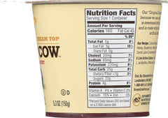 BROWN COW: Yogurt Blueberry On The Bottom Cream Top, 5.3 oz