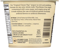 BROWN COW: Cream Top Whole Milk Yogurt Coffee, 5.3 oz