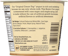 BROWN COW: Yogurt Apricot Mango On the Bottom Cream Top, 5.3 oz