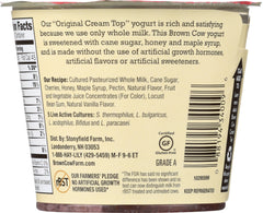 BROWN COW: Yogurt Cherry Vanilla Cherry On The Bottom Cream Top, 5.3 oz