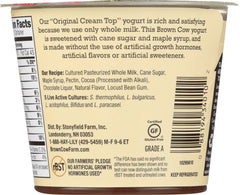 BROWN COW: Yogurt Chocolate On The Bottom Cream Top, 5.3 oz