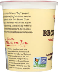 BROWN COW: Cream Top Whole Milk Yogurt Vanilla, 32 oz