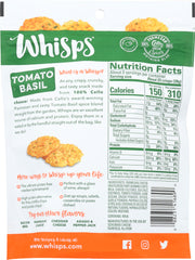 CELLO: Whisps Tomato Basil Cheese Crisps, 2.12 oz