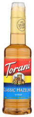 TORANI: Classic Hazelnut Flavoring Syrup, 12.7 Oz