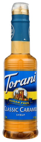 TORANI: Sugar Free Classic Caramel Flavoring Syrup, 12.7 Oz