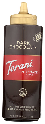 TORANI: Dark Chocolate Sauce, 16.5 oz