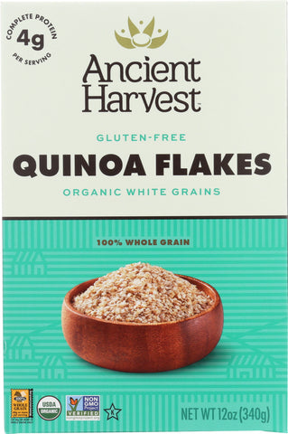 ANCIENT HARVEST: Organic Quinoa Flakes Gluten Free, 12 oz