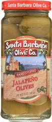 SANTA BARBARA OLIVE CO.: Jalapeno Stuffed Olives, 5 oz