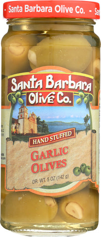 SANTA BARBARA OLIVE CO.: Garlic Stuffed Olives, 5 oz