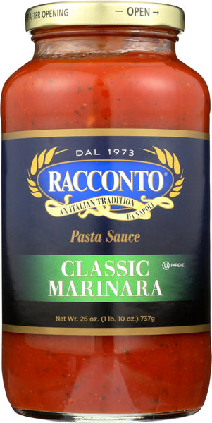 RACCONTO: Marinara Pasta Sauce, 26 oz