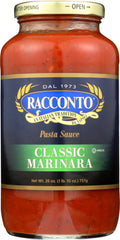 RACCONTO: Marinara Pasta Sauce, 26 oz