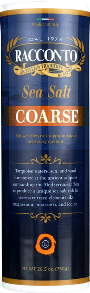 RACCONTO: Sea Salt Coarse, 26.5 oz