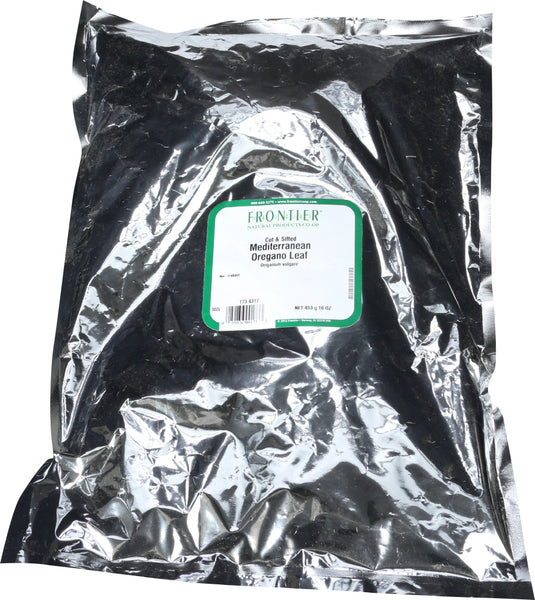 FRONTIER HERB: Oregano Leaf C&S, 16 oz