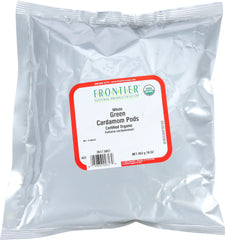 FRONTIER HERB: Organic Cardamom Pods Green Whole, 16 oz