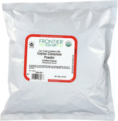 FRONTIER: Natural Products Organic Powdered Ceylon Cinnamon, 16 oz