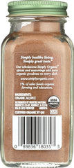 SIMPLY ORGANIC: Seasoning Allspice glass, 3.07 oz