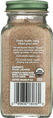 SIMPLY ORGANIC: Seasoning Cardamom Bottle, 2.82 oz