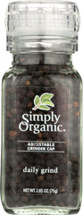 SIMPLY ORGANIC: Daily Grind Certified Organic Peppercorns, 2.65 Oz