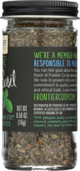 FRONTIER HERB: Organic Sweet Basil Bottle, 0.56 oz