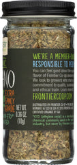 FRONTIER HERB: Oregano Seasoning Bottle Organic, 0.36 oz