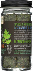 FRONTIER HERB: Organic Parsley Bottle, 0.24 oz