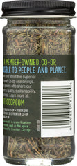 FRONTIER HERB: Organic Thyme Leaf Bottle, 0.63 oz