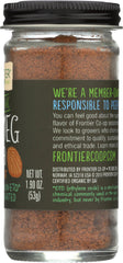 FRONTIER HERB: Organic Nutmeg Ground Bottle, 1.9 oz