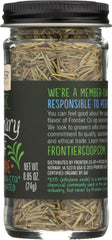 FRONTIER HERB: Organic Rosemary Leaf Whole Bottle, 0.85 oz