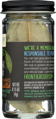 FRONTIER HERB: FRONTIER HERB: Whole Organic Bay Leaf, 0.15 oz