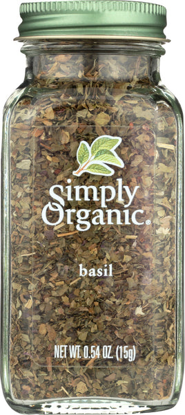 SIMPLY ORGANIC: Basil, 0.54 Oz