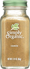 SIMPLY ORGANIC: Ground Cumin Seed, 2.31 Oz